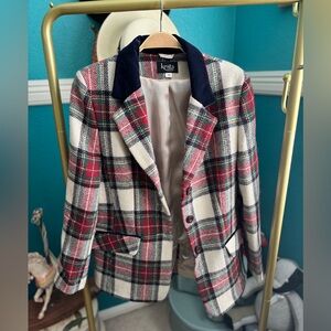 Kesta Harris Tweed Women's Plaid Jacket